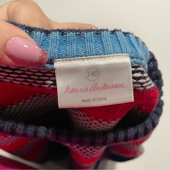 Hanna Andersson Striped Mid Weight Knit Crewneck Sweater - Picture 4 of 4